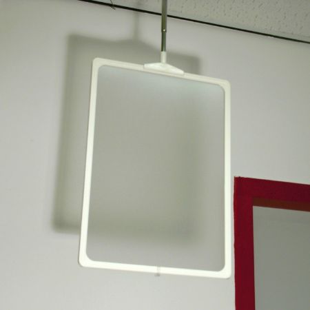 Afbeeldingen van Posterstandaard A3 plafond set: kader, kaarthoes, stang en magneet