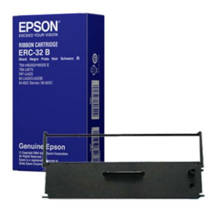 Afbeeldingen van Epson ERC32B inktlint origineel zwart