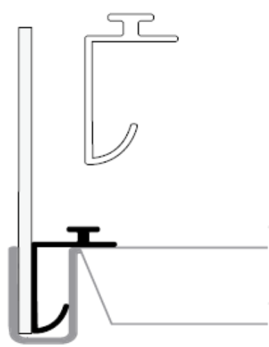 Toon details van Geleiderail Tego 988mm, smal voor front Afbeeldingen van Geleiderail Tego 988mm, smal voor front