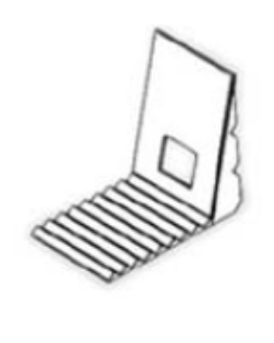 Toon details van Rug tbv ribbelstrook 80x145mm Afbeeldingen van Rug tbv ribbelstrook 80x145mm