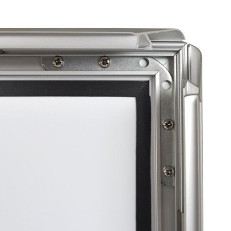 Afbeeldingen van Stoepbord Pro A1 met statief, Zilver | Topbord geschikt