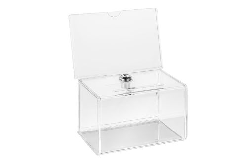 Toon details van Visitekaartbox 143x98x90mm met slot Afbeeldingen van Visitekaartbox 143x98x90mm met slot