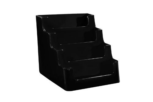 Toon details van Visitekaarthouder liggend 4vaks zwart Afbeeldingen van Visitekaarthouder liggend 4vaks zwart