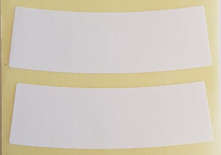 Afbeeldingen van Konische etiket - cover-cup 45x15.41mm, blanco