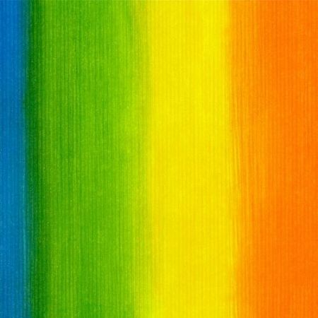 Afbeeldingen van Wit kraft cadeaupapier 250m - Rainbow