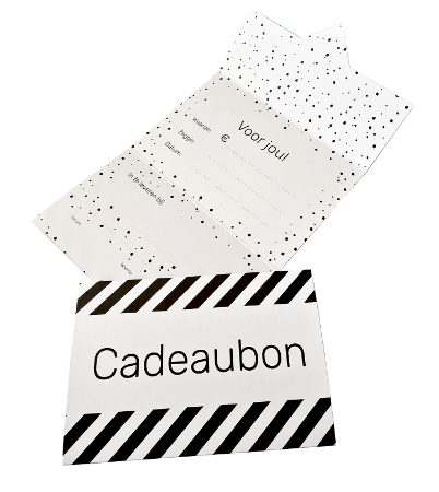 Blanco cadeaubon / kadobon - it is a confetti day