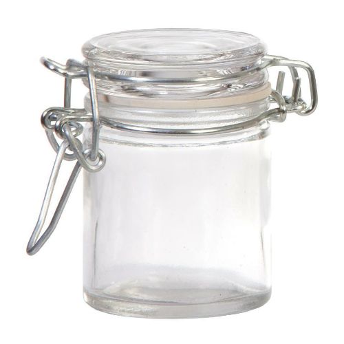 Weckpot 50ml Transparant, rond 4,5cm Weckpot 50ml Transparant, rond 4,5cm