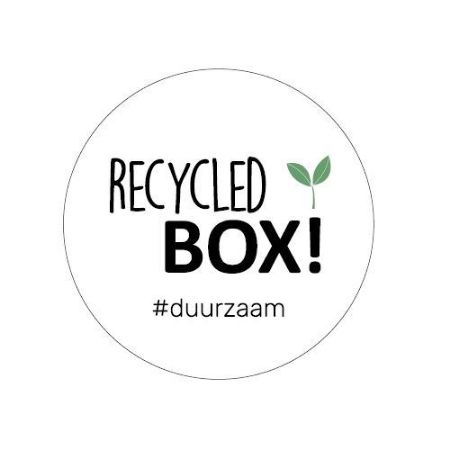 Sticker - Recycled Box, Duurzaam
