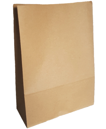 Kraft papieren zakken Bruin - 23x10x33cm