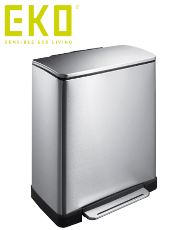 EKO E-Cube pedaalemmer 50 ltr - Mat RVS