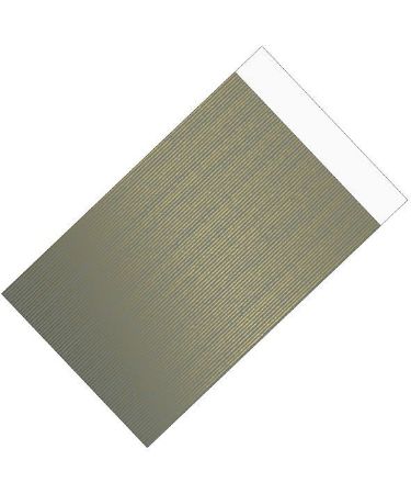 Cadeauzakjes 17x25cm Horizontal lines grey/gold