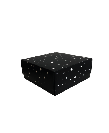 Luxe cadeaudoos 15x15x7cm - Little Stars, 10 stuks