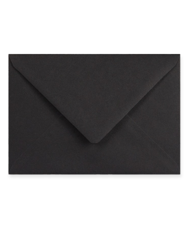 Luxe envelopppen C6 (114x162mm), zwart