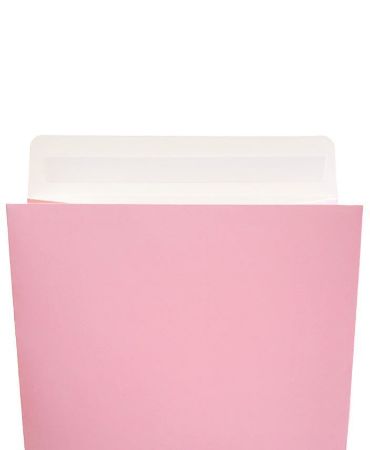 Gift bag - roze - 13 x 6 x 17,5 + 2,5cm, 25st