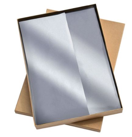 Vloeipapier 50x70 cm, Zilver