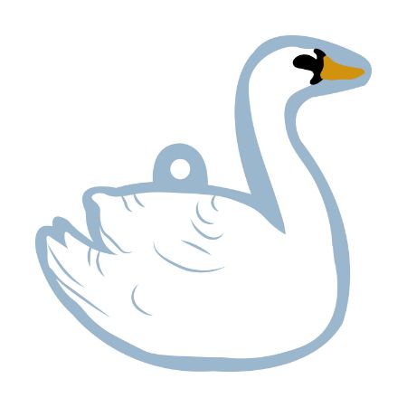 Cadeaulabel - Beautiful Swan