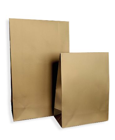 Gift bag - Goud - 15 x 6 x 24,5 + 4cm, 25st