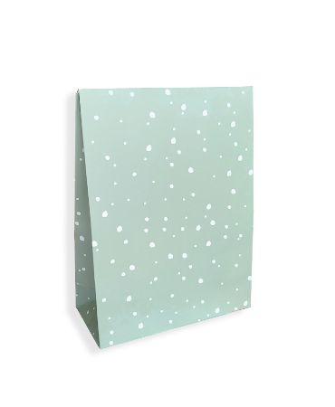 KP® Gift bag - Sweet Confetti mint - 13 x 6 x 17,5 + 2,5cm, 25st