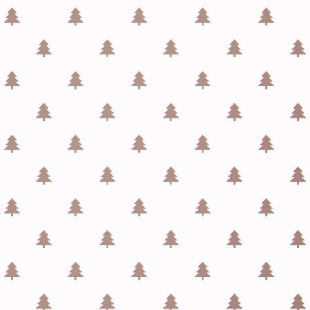 Afbeeldingen van Coated cadeaupapier 200m - Trees rosegold