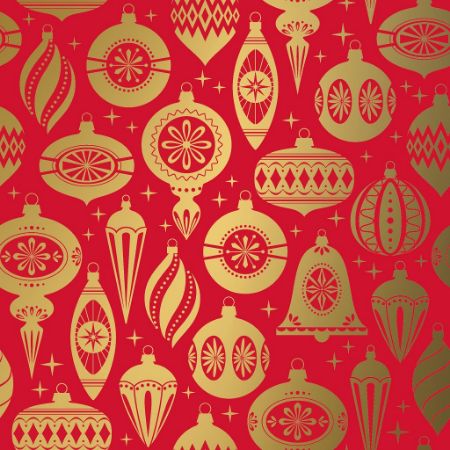 Afbeeldingen van Coated cadeaupapier 200m - Xmas Deco