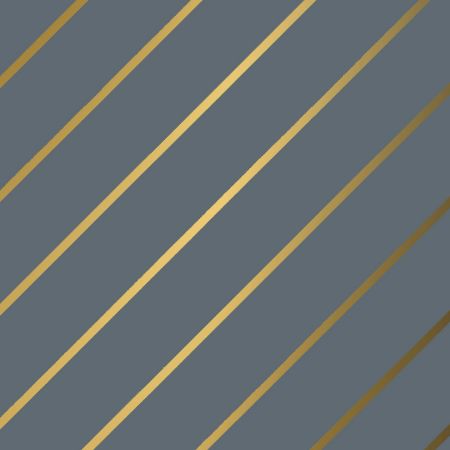 Afbeeldingen van Coated cadeaupapier 200m - Stripes grey/gold
