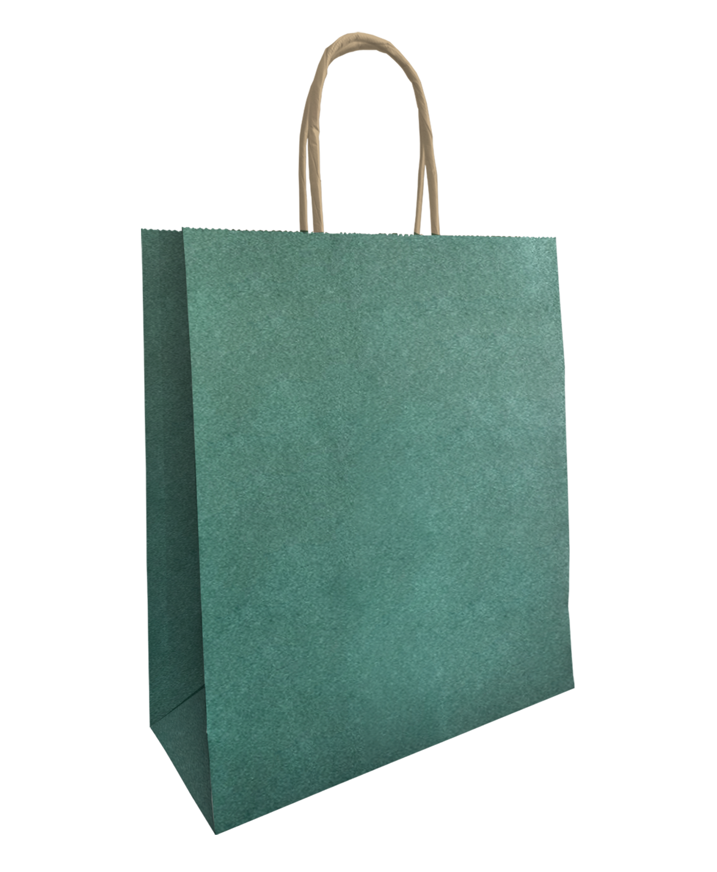 stel je voor Snelkoppelingen Luchtpost Kassaplan-Papieren tassen met gedraaide handgreep, 32+12x41 cm, Donkergroen  glitter