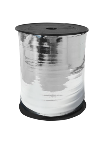Metallic krullint 10mm ZILVER Metallic krullint 10mm ZILVER