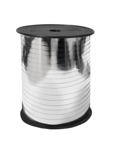 Metallic krullint 5mm ZILVER Metallic krullint 5mm ZILVER