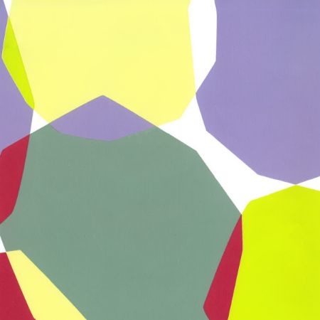 Afbeeldingen van Coated papier 200m - Beautiful dots lila lime