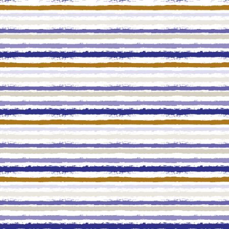 Afbeeldingen van Coated papier 200m - Painted stripes blue/gold