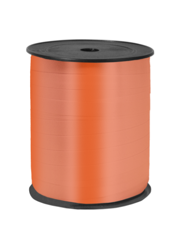 Krullint 10mm x 250m, Oranje krullint, krul lint, cadeaulint, verpakkingslint