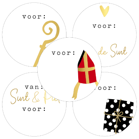 stickers, wensetiketten, sluitstickers, goudfolie