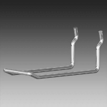 Boardhaak dubbel, 100mm 3,0mm glans verzinkt