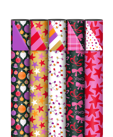 consumentenrollen, cadeaupapier, geschenkpapier, inpakpapier