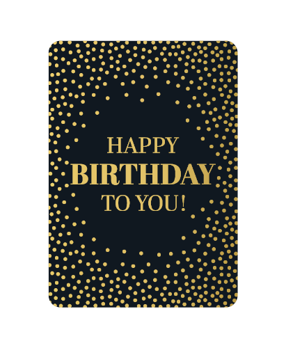 KP® Wenskaarten A6  - Happy birthday to you - 10 stuks A6 verjaardagskaart 'Happy birthday to you', set van 10 stuks