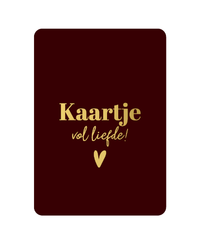 KP® Wenskaarten A6  - Kaartje vol liefde - 10 stuks A6 kaart 'Kaartje vol liefde', set van 10 stuks - Wenskaart
