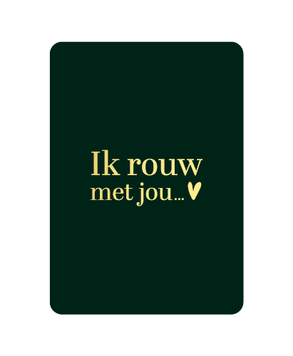KP® Wenskaarten A6  - Ik rouw met jou - 10 stuks A6 condoleancekaart 'Ik rouw met jou', set van 10 stuks