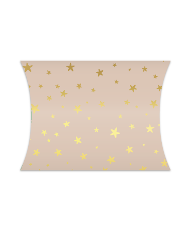 Gondeldoosje met sterren in mokka/beige – Gondeldoosje