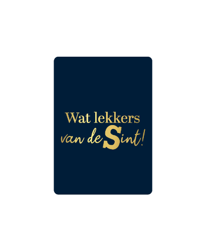 KP® Cadeaukaartjes A7 - Wat lekkers van de Sint, 25st Cadeaukaartje A7 Wat lekkers van de Sint - Sinterklaas kaartje