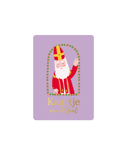 KP® Cadeaukaartjes A7 - Kaartje van de Sint, 25st Cadeaukaartje A7 Kaartje van de Sint - Sinterklaas kaartje