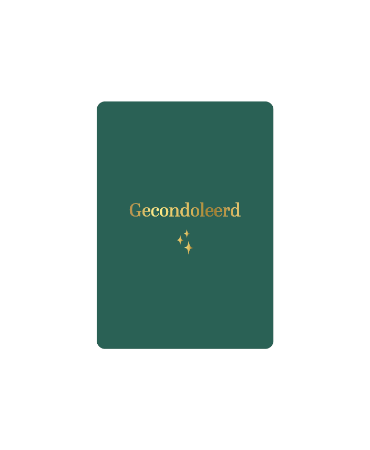 Cadeaukaartje A7 Gecondoleerd - Condoleance kaartje 
