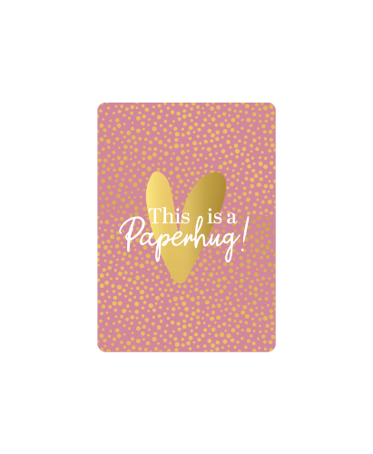 KP® Cadeaukaartjes A7 - This is a paperhug, 25st Cadeaukaartje A7 This is a paperhug - Troost kaartje