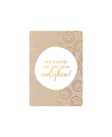 Cadeaukaartje A7 Een kaartje om jou op te vrolijken - Troostkaartje
