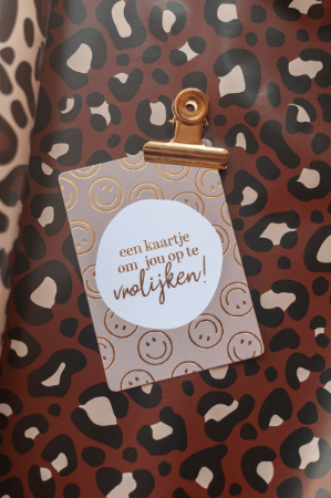 A6 kaartje 'Een kaartje om jou op te vrolijken', set van 10 stuks, wenskaart