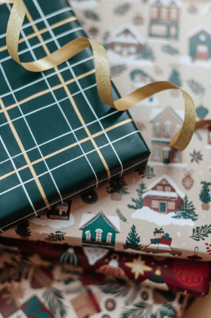 Glitter lint 10mm GOUD