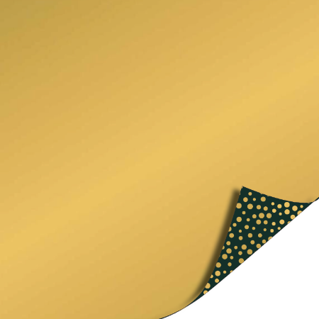 Afbeeldingen van KP® Cadeaupapier 50cm 100m - Luxury dots green/gold