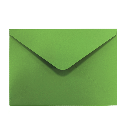 Enveloppen C6 (114x162mm), groen 10stuks