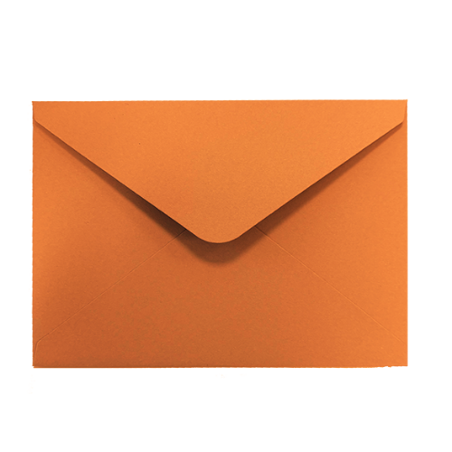 Enveloppen C6 (114x162mm), oranje 10stuks Enveloppen C6 (114x162mm), oranje 10stuks