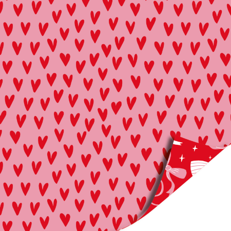 Afbeeldingen van Cadeaupapier 50cm 100m - Lovely bows