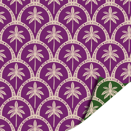 Achterzijde Tropical Deco - Inpakpapier, cadeaupapier
